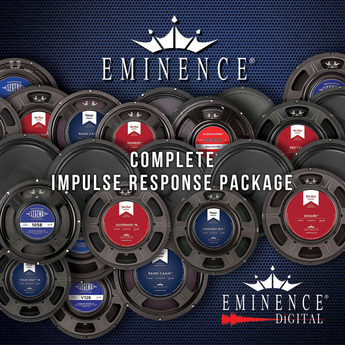 Eminence Complete Impulse Response Package -51 Speakers, 357 IRs