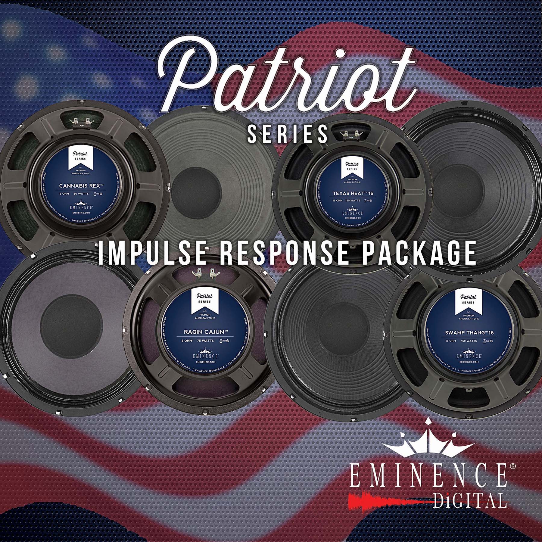 Eminence Patriot Series Impulse Response Package 11 Speakers, 77