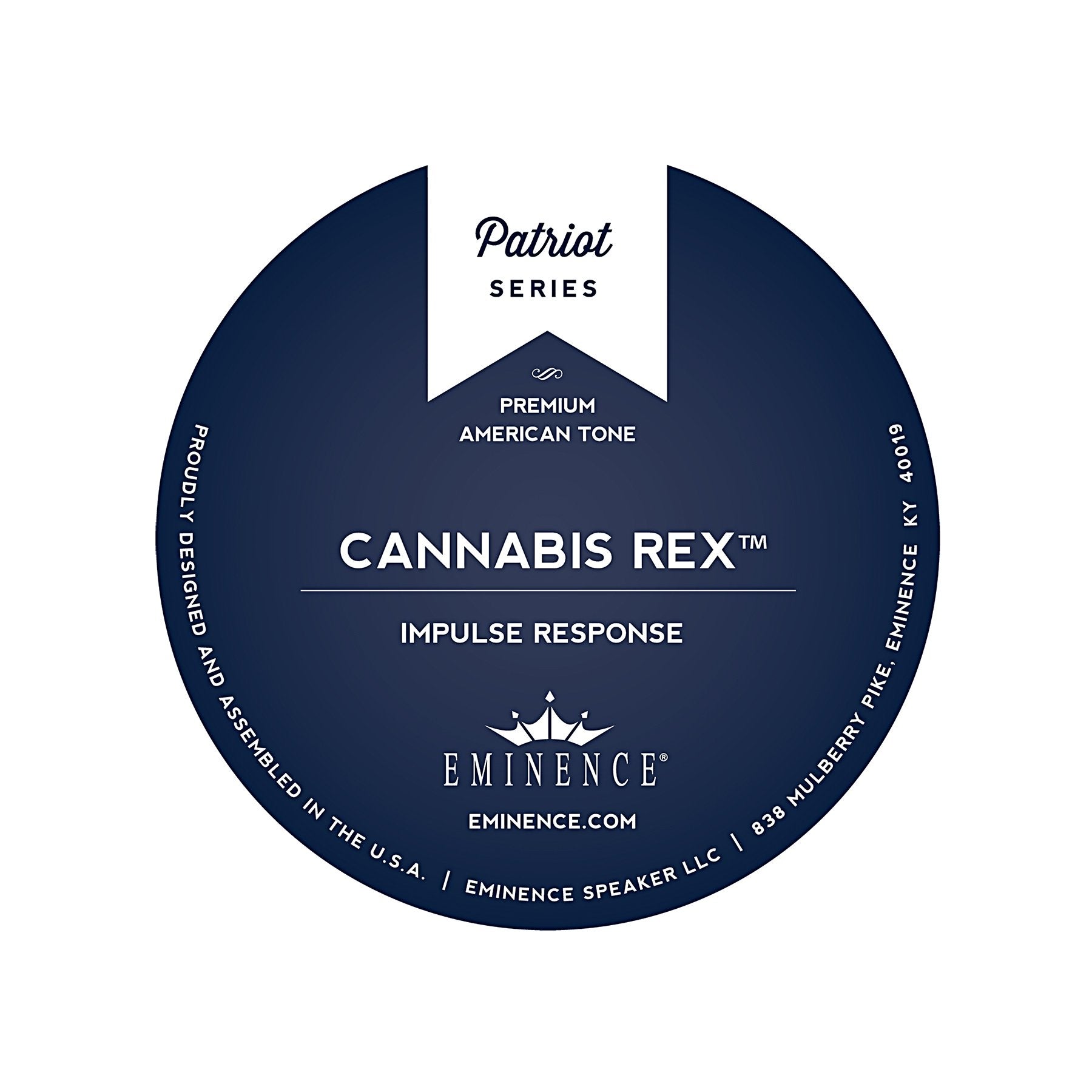 Eminence Speaker IR (Impulse Response) label