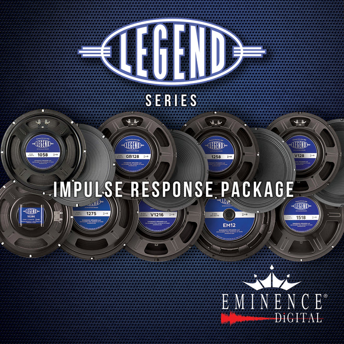 Eminence Legend Impulse Response Package - 10 Speakers, 70 IRs