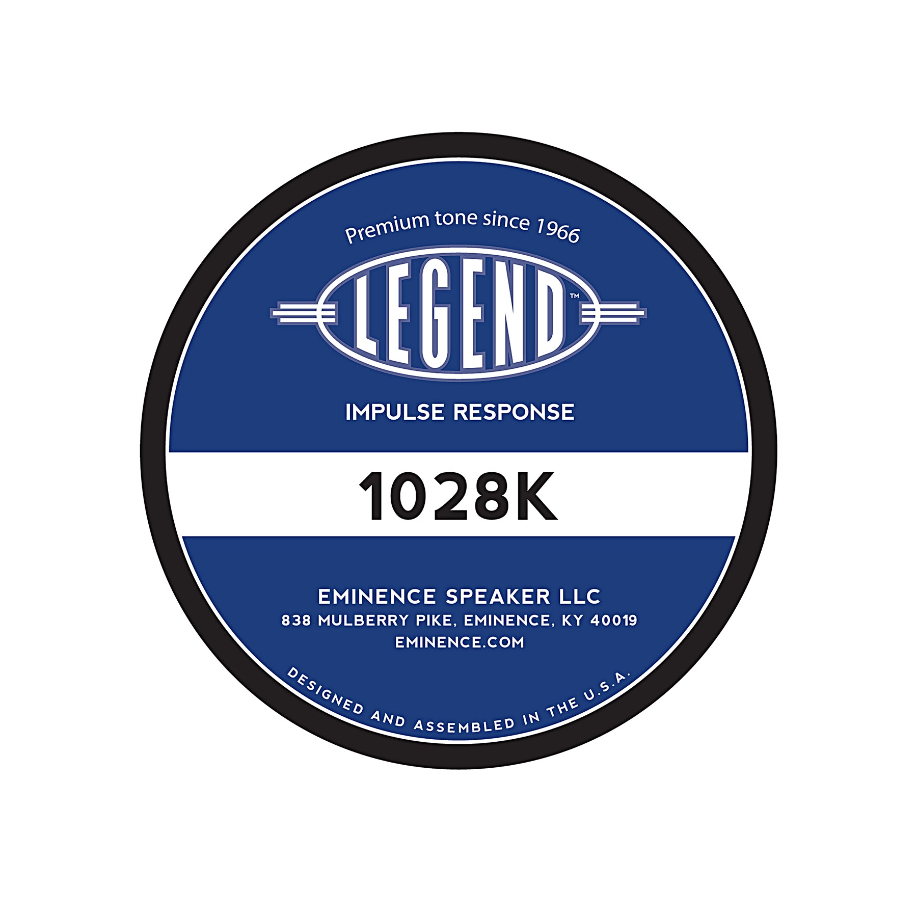 Eminence Legend Impulse Response Package - 10 Speakers, 70