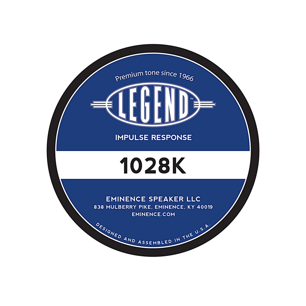 Eminence Legend Impulse Response Package - 10 Speakers, 70 IRs