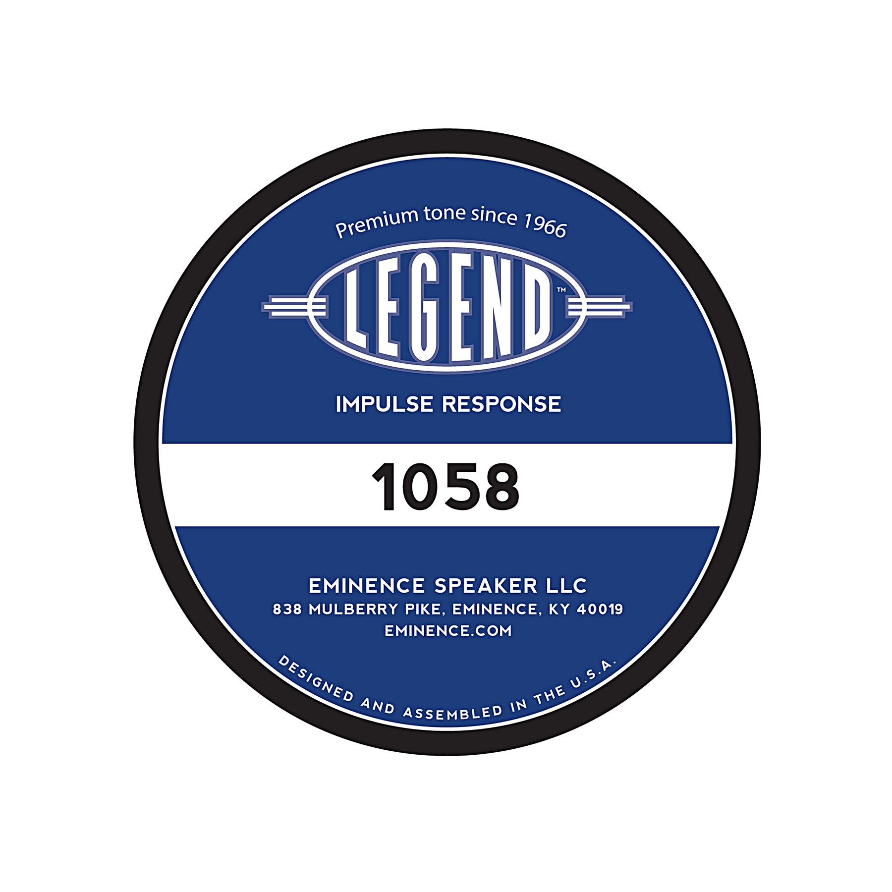 Eminence Legend Impulse Response Package - 10 Speakers, 70 IRs