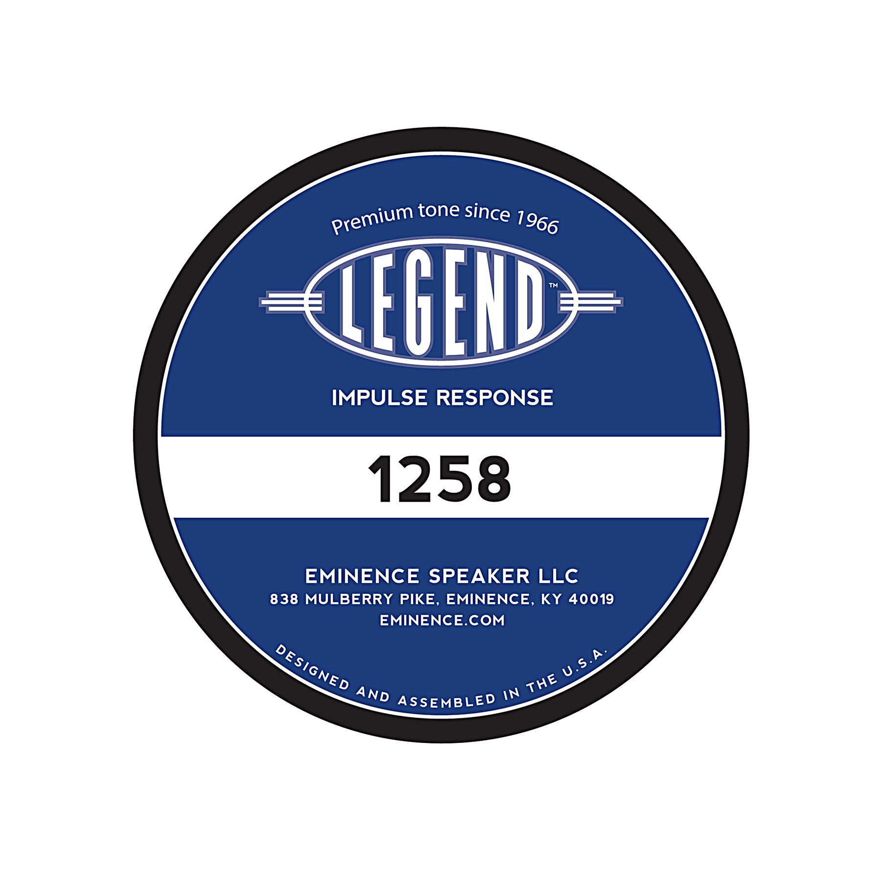 Eminence Legend Impulse Response Package - 10 Speakers, 70 IRs