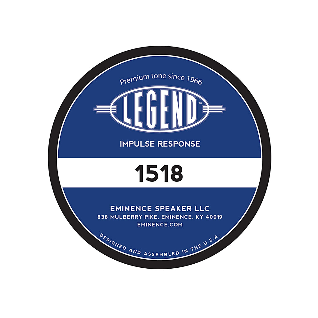 Eminence Legend Impulse Response Package - 10 Speakers, 70 IRs