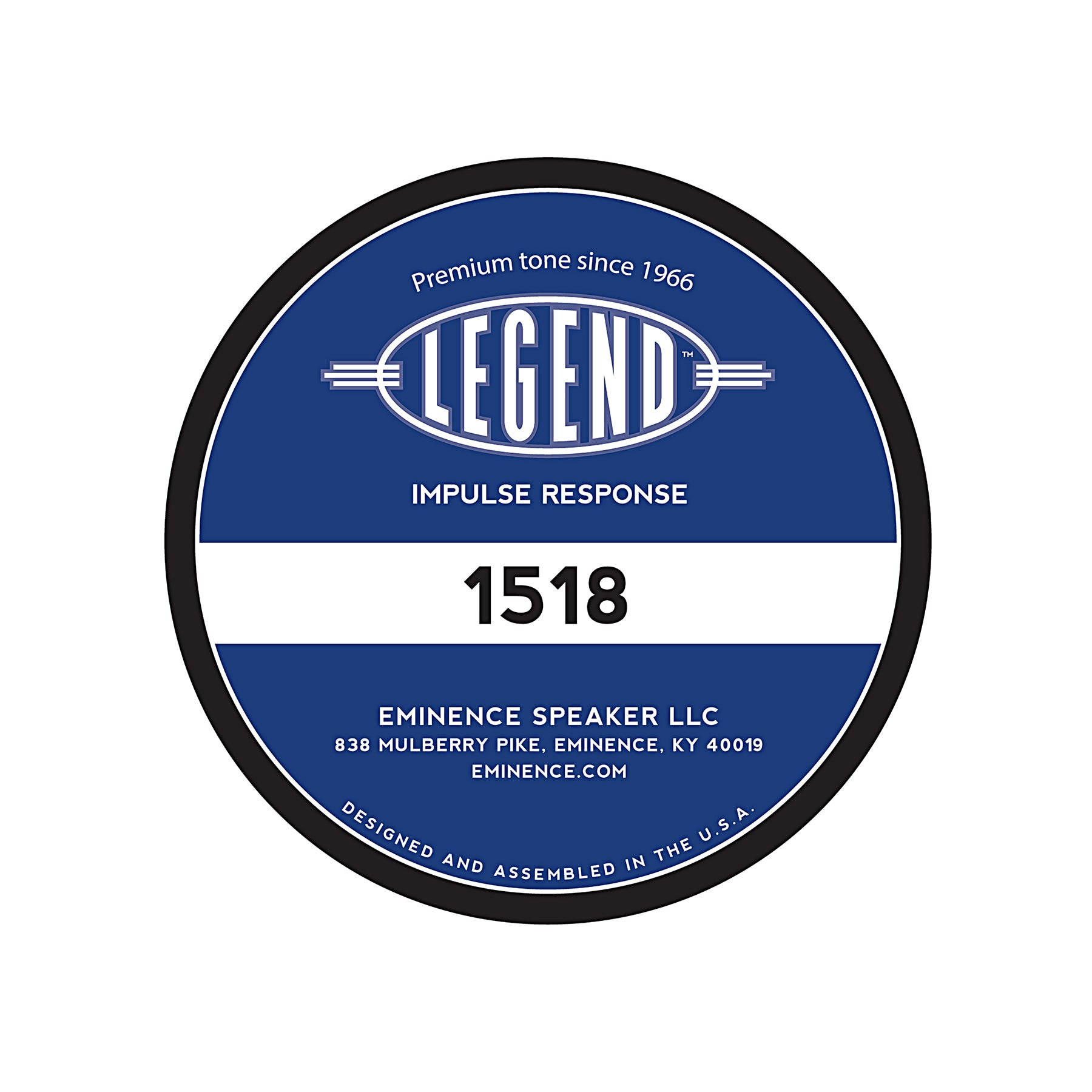 Eminence Legend Impulse Response Package - 10 Speakers, 70 IRs