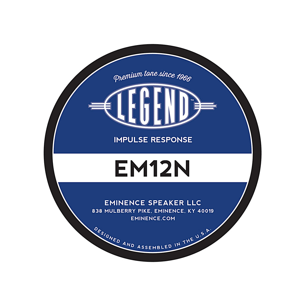 Eminence Legend Impulse Response Package - 10 Speakers, 70 IRs