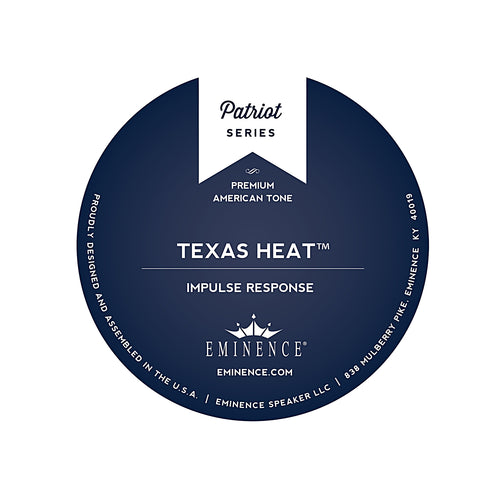 Texas Heat Eminence Speaker IR (Impulse Response) label